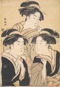 Trois Beautés, fin du 18e siècle
