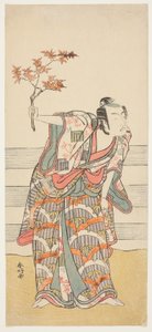 Acteur Ichikawa Monnosuke II dans un rôle non identifié - Katsukawa Shunkо̄