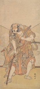 Bando Mitsugoro I dans le rôle de Asahina no Saburo, Drama Sono Kyodai Fuji no Sugatami, 1776 - Katsukawa Shunko