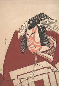 Ichikawa Danjuro V dans une performance de Shibaraku, vers 1789 - Katsukawa Shunko