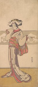 Segawa Kikunojo III dans le rôle de Oiso no Tora, vers 1790 - Katsukawa Shunko