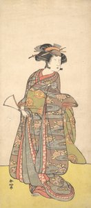 Le Premier Nakamura Tomijuro en femme, probablement 1777 - Katsukawa Shunko