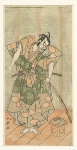 Acteur Otani Hiroemon III en méchant - Katsukawa Shunsho