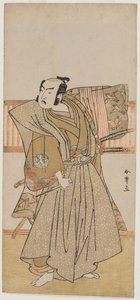 Ichimura Uzaemon IX en tant que Soga no Juro, milieu des années 1770 - Katsukawa Shunsho