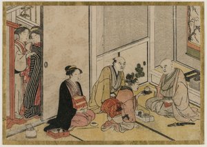 Scène Intérieure - Katsukawa Shunsho
