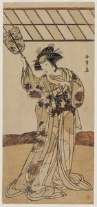 Segawa Kikunojō III en tant que Teruha - Katsukawa Shunsho