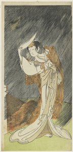 Yamashita Kinsaku II en tant que Dame Asaka - Katsukawa Shunsho