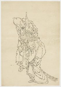 Jo et Uba ; Thème de Takasago, ca. 1815-1849 - Katsushika (school of) Hokusai