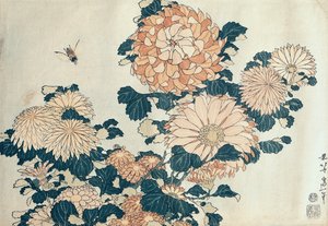 Chrysanthèmes - Katsushika Hokusai