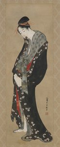 Courtisane, période Edo - Katsushika Hokusai