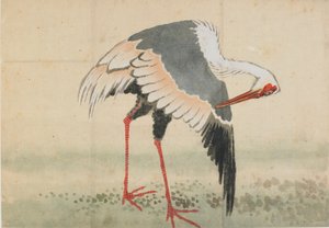 Grue, période Edo, fin du XVIIIe-début du XIXe siècle - Katsushika Hokusai