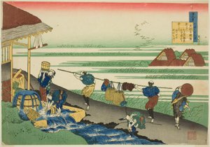 Dainagon Tsunenobu de la série Cent poèmes expliqués par la nourrice (Hyakunin isshu uba ga etoki) - Katsushika Hokusai