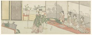 Performance de danse - Katsushika Hokusai