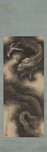 Dragon et nuages, fin XVIIIe-début XIXe siècle - Katsushika Hokusai