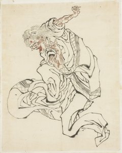 Oni féminin (illustration pour un conte populaire) - Katsushika Hokusai