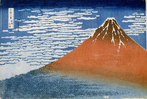 Vent frais, matin clair (Gaifu Kaisei) - Katsushika Hokusai