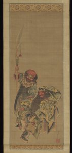 Guan Yu, dieu chinois de la guerre - Katsushika Hokusai