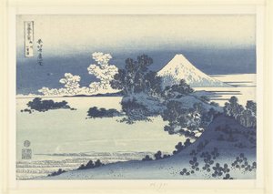 La plage de Shichiri-ga-hama dans la province de Sagami - Katsushika Hokusai