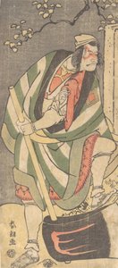 Ichikawa Ebizo Danjuro V dans le rôle de Mongaku Shonin déguisé en Yamagatsu de..., 1781-1801 - Katsushika Hokusai