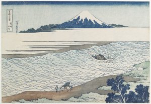 La rivière Jewel dans la province de Musashi, 1831-1834 - Katsushika Hokusai