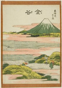 Kanaya, de la série "Les cinquante-trois stations du Tokaido"