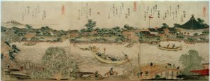 Salle de culte du temple Komagata - Katsushika Hokusai