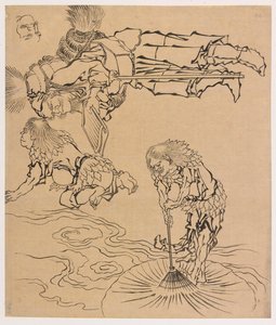 Êtres légendaires, fin 18e-début 19e siècle - Katsushika Hokusai