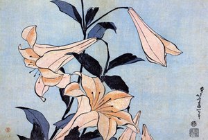Lys - Katsushika Hokusai