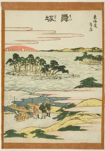 Maisaka, de la série "Les cinquante-trois stations du Tokaido" - Katsushika Hokusai