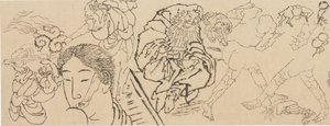 Études diverses, fin 18e-début 19e siècle - Katsushika Hokusai
