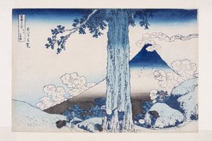 Col de Mishima dans la province de Kai (Koshu Mishima-goe) - Katsushika Hokusai