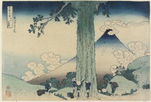 Col de Mishima dans la province de Kai, 1831-34 - Katsushika Hokusai