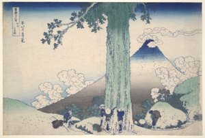 Col de Mishima dans la Province de Kai, de la série Trente-six Vues du Mont Fuji - Katsushika Hokusai