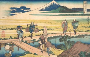 Nakahara dans la province de Sagami Soshu Nakahara, de la série Trente-six vues de M..., vers 1830-1832 - Katsushika Hokusai