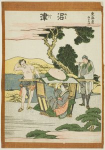 Numatsu, de la série "Cinquante-trois stations du Tokaido" - Katsushika Hokusai