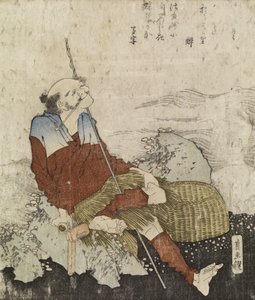 Vieux pêcheur fumant sa pipe, vers 1835