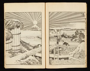 Cent vues du mont Fuji, tome 1 - Katsushika Hokusai