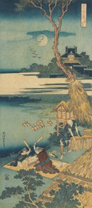 Estampe de la série "Un véritable miroir des poèmes chinois et japonais"