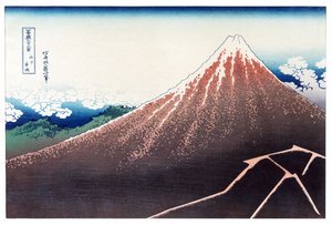 Sanka Haku des 36 vues du mont Fuji - Katsushika Hokusai