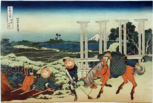 Senju dans la province de Musashi - Katsushika Hokusai