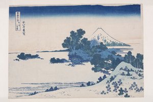 Plage de Seven-Mile dans la province de Sagami (Soshu Shichiri-ga-hama) - Katsushika Hokusai