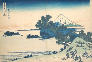 Shichirigahama dans la province de Sagami, de la série Trente-six vues..., ca. 1830-32 - Katsushika Hokusai