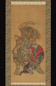 Shōki, le Vainqueur des démons - Katsushika Hokusai