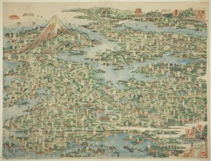 Les Lieux Célèbres du Tokaido en Une Vue