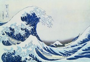 La Grande Vague de Kanagawa, de la série 