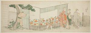 Le Spectacle de la Pivoine - Katsushika Hokusai