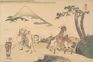 Le sommet du mont Fuji, vers 1800 - Katsushika Hokusai