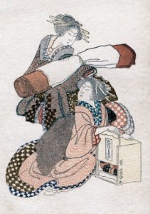 Deux femmes japonaises - Katsushika Hokusai
