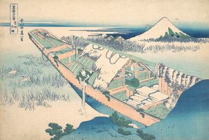 Ushibori dans la province de Hitachi, de la série Trente-six vues de..., ca. 1830-32 - Katsushika Hokusai