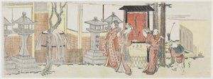 Visite au sanctuaire Oji Inari, 1801-05 - Katsushika Hokusai